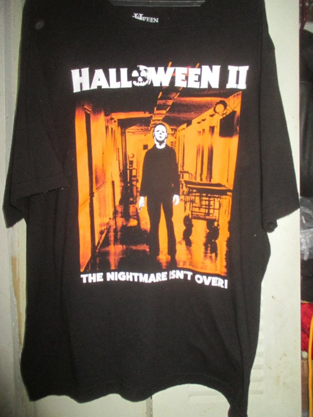 Halloween II Michael Myer Movie Men’s Black Shirt Size 3X NWOT
